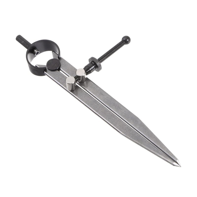 Kozelo Spring Joint Caliper - [6 Inch] Carbon Steel Spring Divider Caliper with Solid Nut for Metalworking Drawing Use, Flat Leg - Image 4